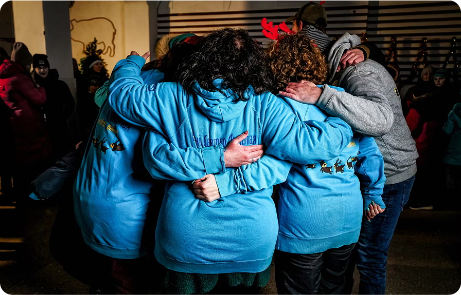 Волонтер організації Олені Святого Миколая